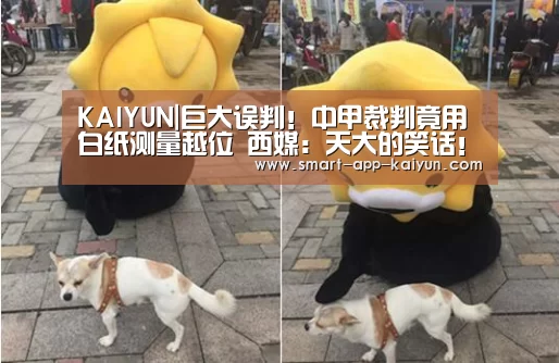 KAIYUN|巨大误判!中甲裁判竟用白纸测量越位 西媒:天大的笑话!(图2) 开云体育官网
